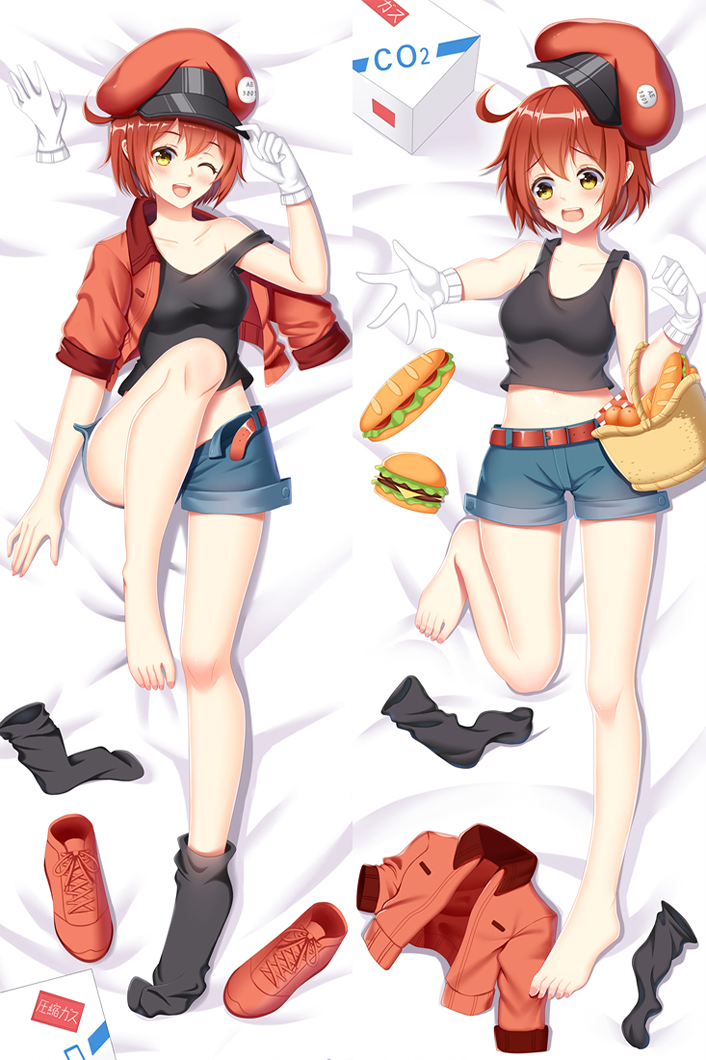 Red Blood Cell (Cells at Work) Body Pillow Cover