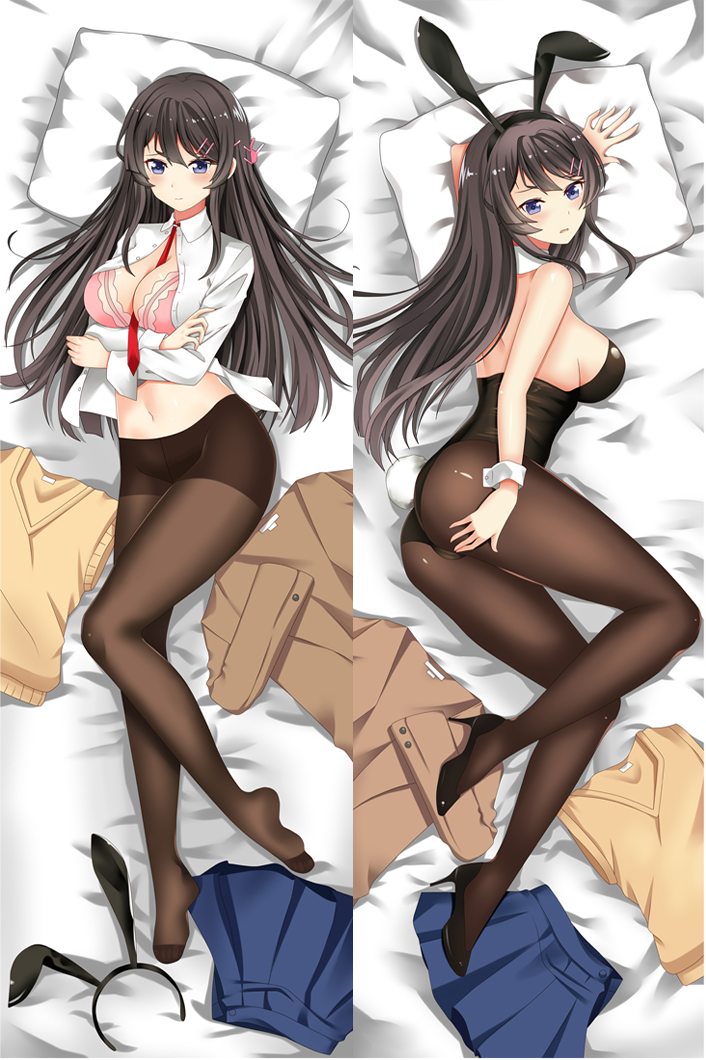 Mai Sakurajima (Rascal Does Not Dream of Bunny Girl Senpai) Body Pillow Cover