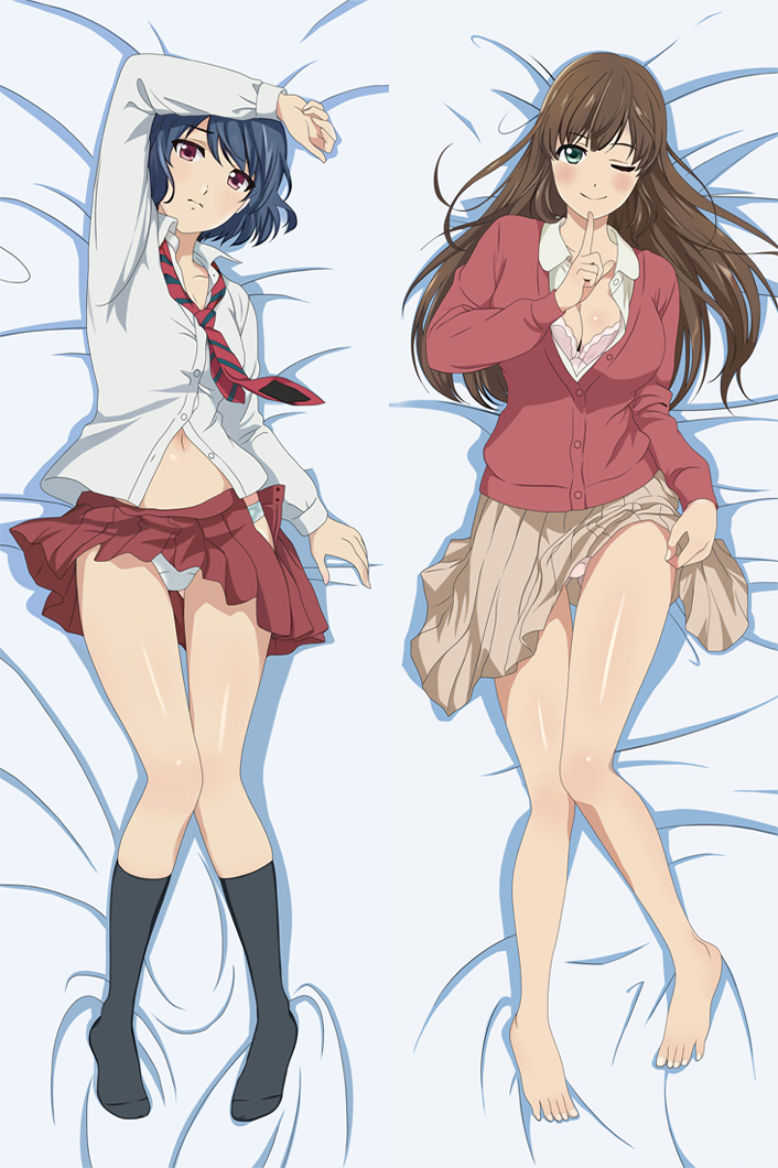 Hina & Rui (Domestic Girlfriend) Body Pillow Cover