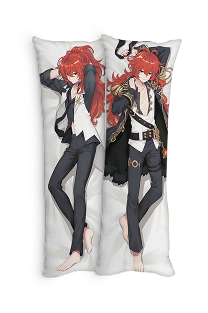 Diluc Ragnvindr (Genshin Impact) Cover - Anime Body Pillows