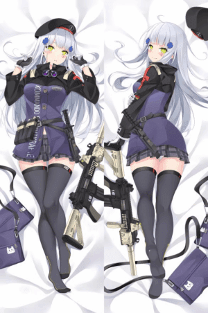 HK416 / Girls Frontline / Body Pillow Cover